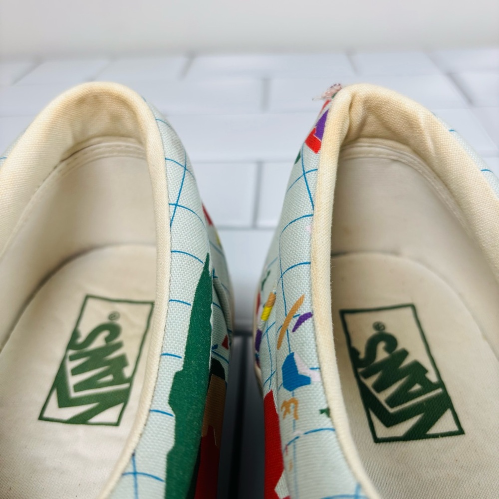VANS Era Canvas Save Our Planet World Map Sneakers Shoes size 12 - Picture 14 of 14